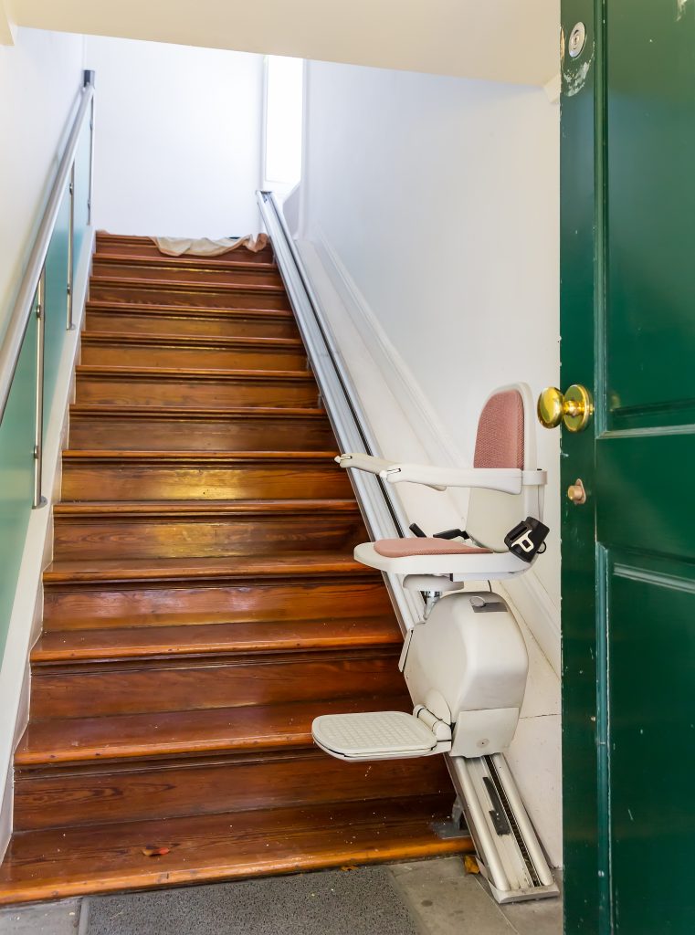 chair lift for spiral staircase